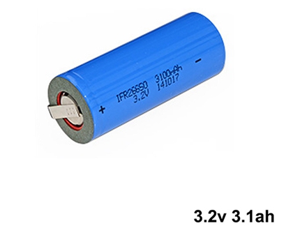 3100-LiFePo4 Cylinder Cells